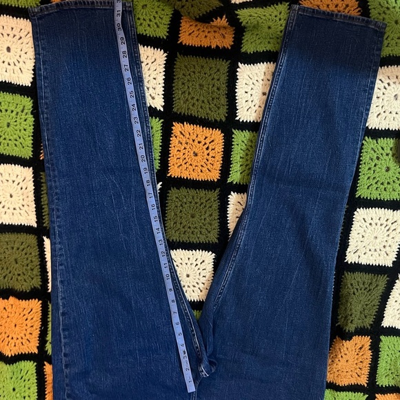 Abercrombie & Fitch Curve Love Ultra HighRise 90s Slim Straight Jean 34/18 35/20 - Picture 15 of 15